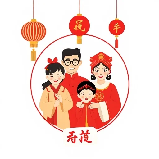 Chinese New Year Family Portrait