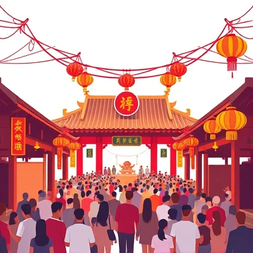 Temple Fair/Celebration Scene