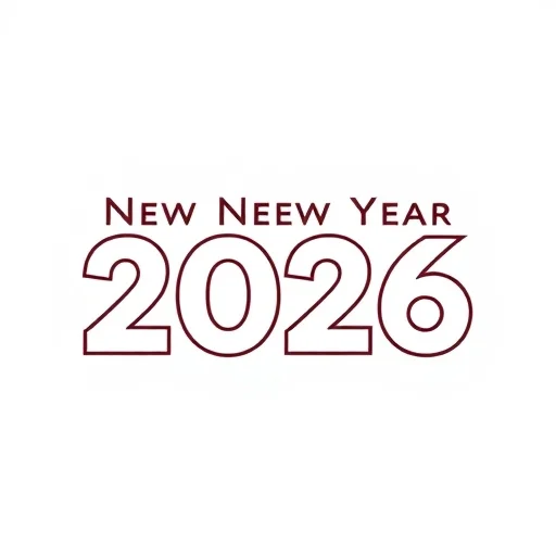 "New Year" Typography