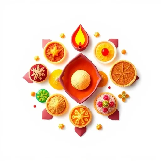 Diwali Sweets Table Display