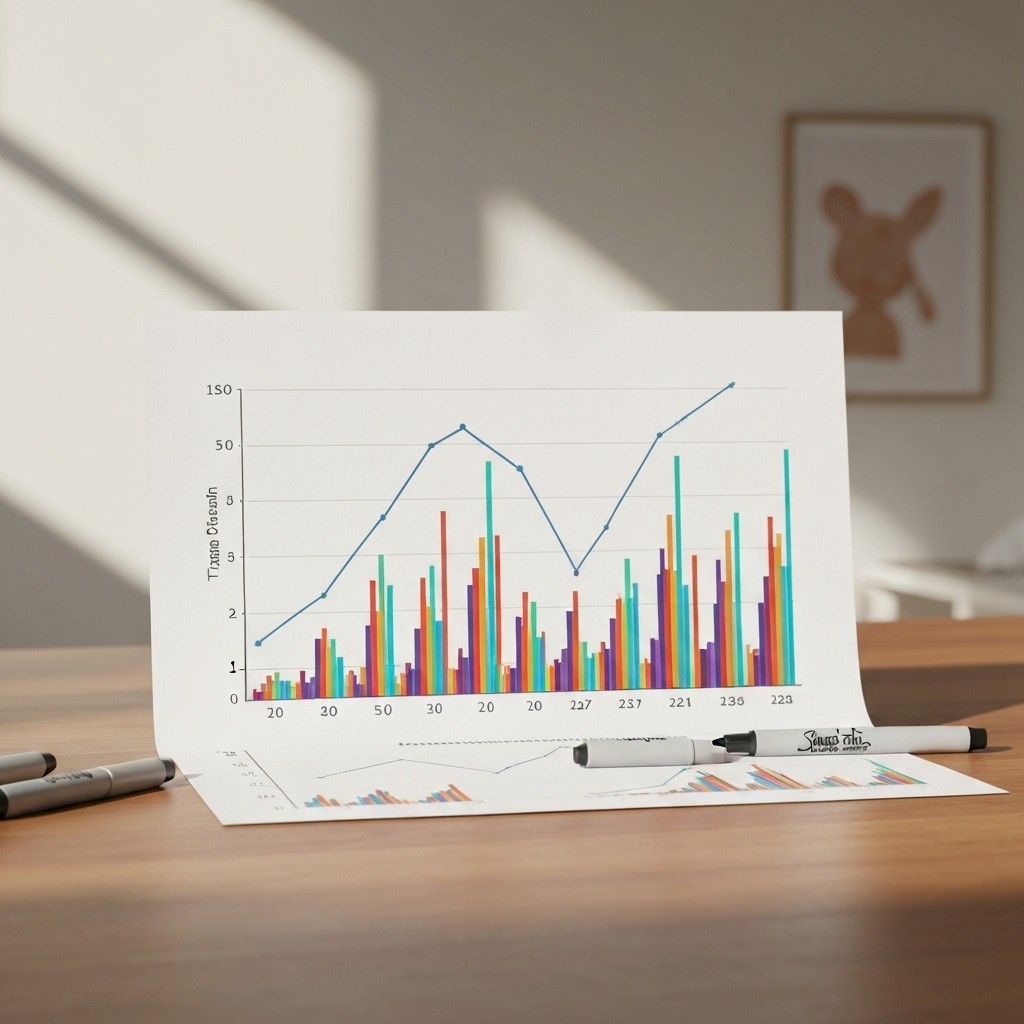 A graph of various dried liquids alongside the graph of mold