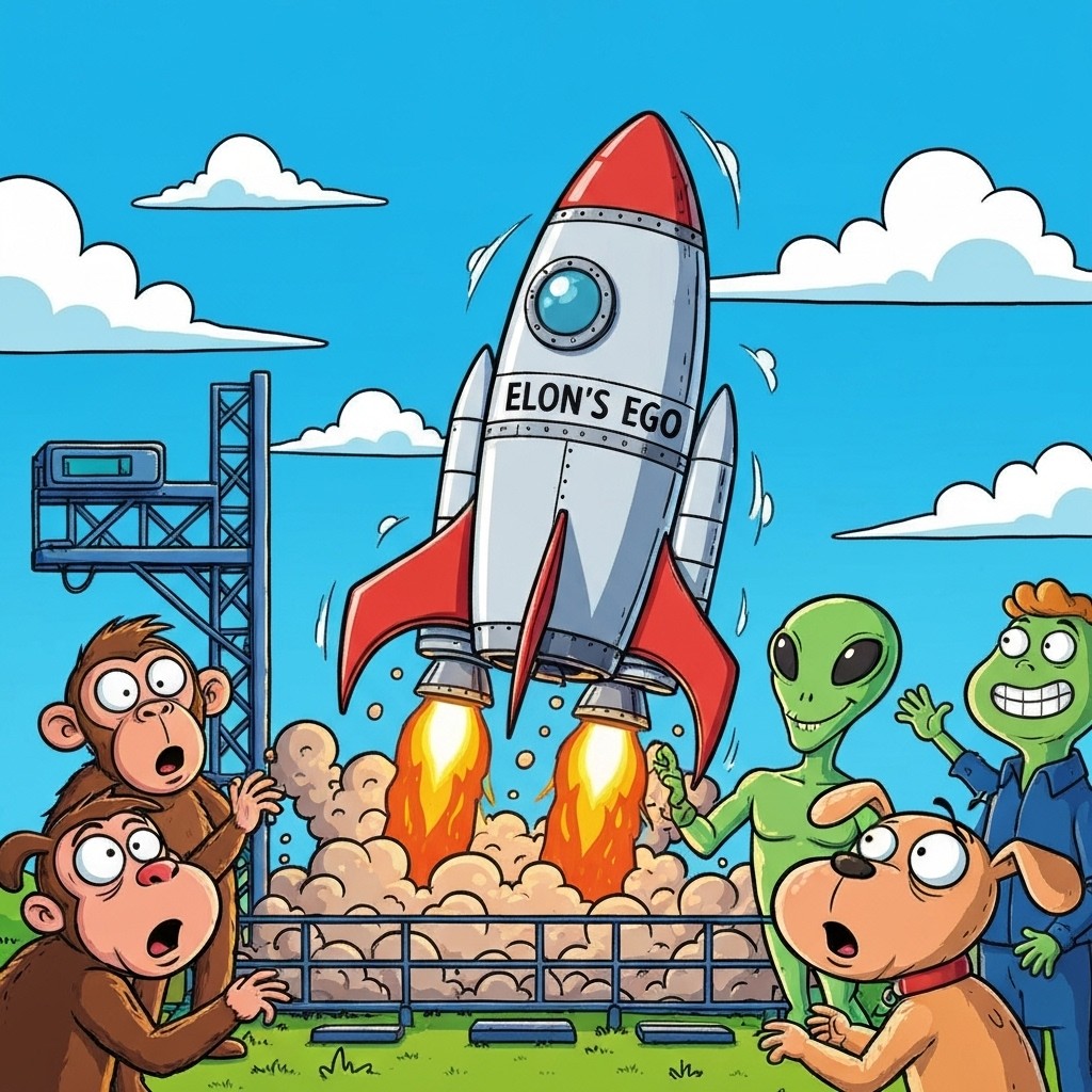 a funny meme that will make elon upset